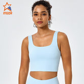 OEM Custom Recycled Square Neck Yoga Sports Bra