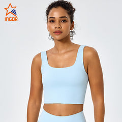 OEM Custom Recycled Square Neck Yoga Sports Bra