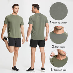 OEM Mens Quick-dry Gym Breathable Fitness T shirts | INGORSPORTS