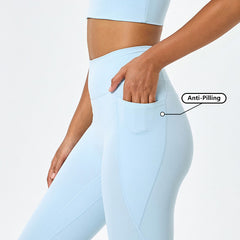 Custom Women Recycled High Waist Pocket Yoga Leggings