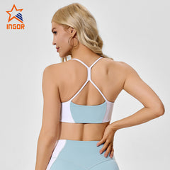 Custom Women Clashing Colors Breathable Sports Bra | INGORSPORTS