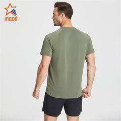 OEM Mens Quick-dry Gym Breathable Fitness T shirts | INGORSPORTS