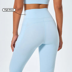 Custom Women Recycled High Waist Pocket Yoga Leggings