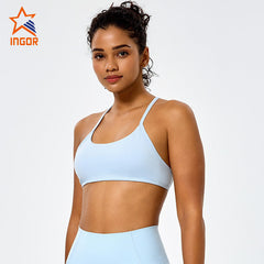 Custom Activewear Women Thin Strap Backless Sports Yoga Bra