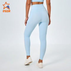 Custom Women Recycled High Waist Pocket Yoga Leggings