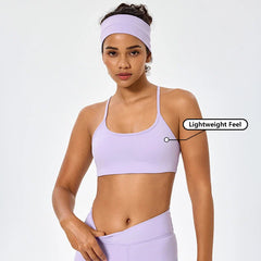 OEM Women Soft Y Back Thin Strap Sports Yoga Bra