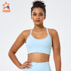 OEM Custom Recycled Neck-hanging Yoga Sports Bra