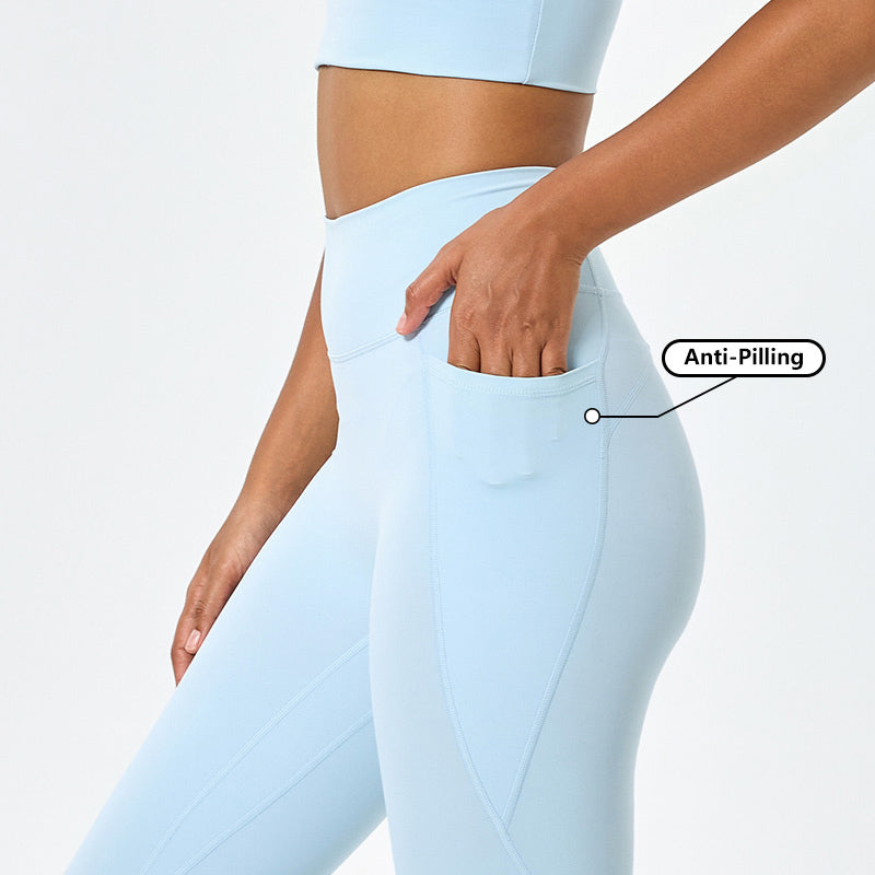 Custom Women Recycled High Waist Pocket Yoga Leggings