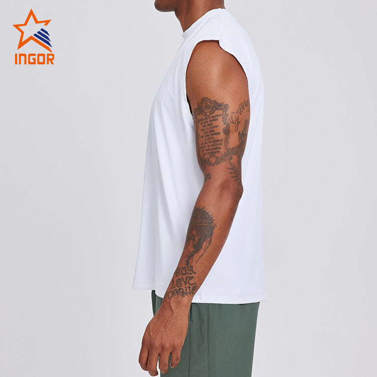 Custom Men's Quick-dry Breathable Sports Gym Vest | INGORSPORTS