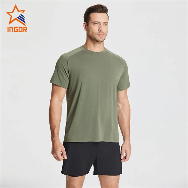 OEM Mens Quick-dry Gym Breathable Fitness T shirts | INGORSPORTS